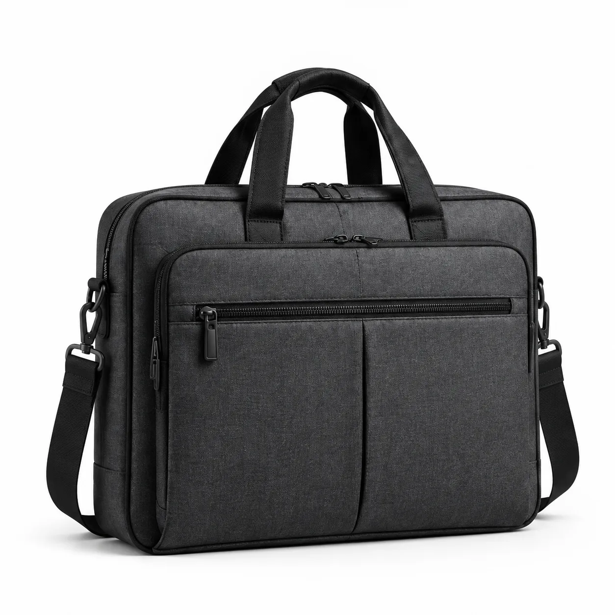 Business laptop work bag with compartments for professionals