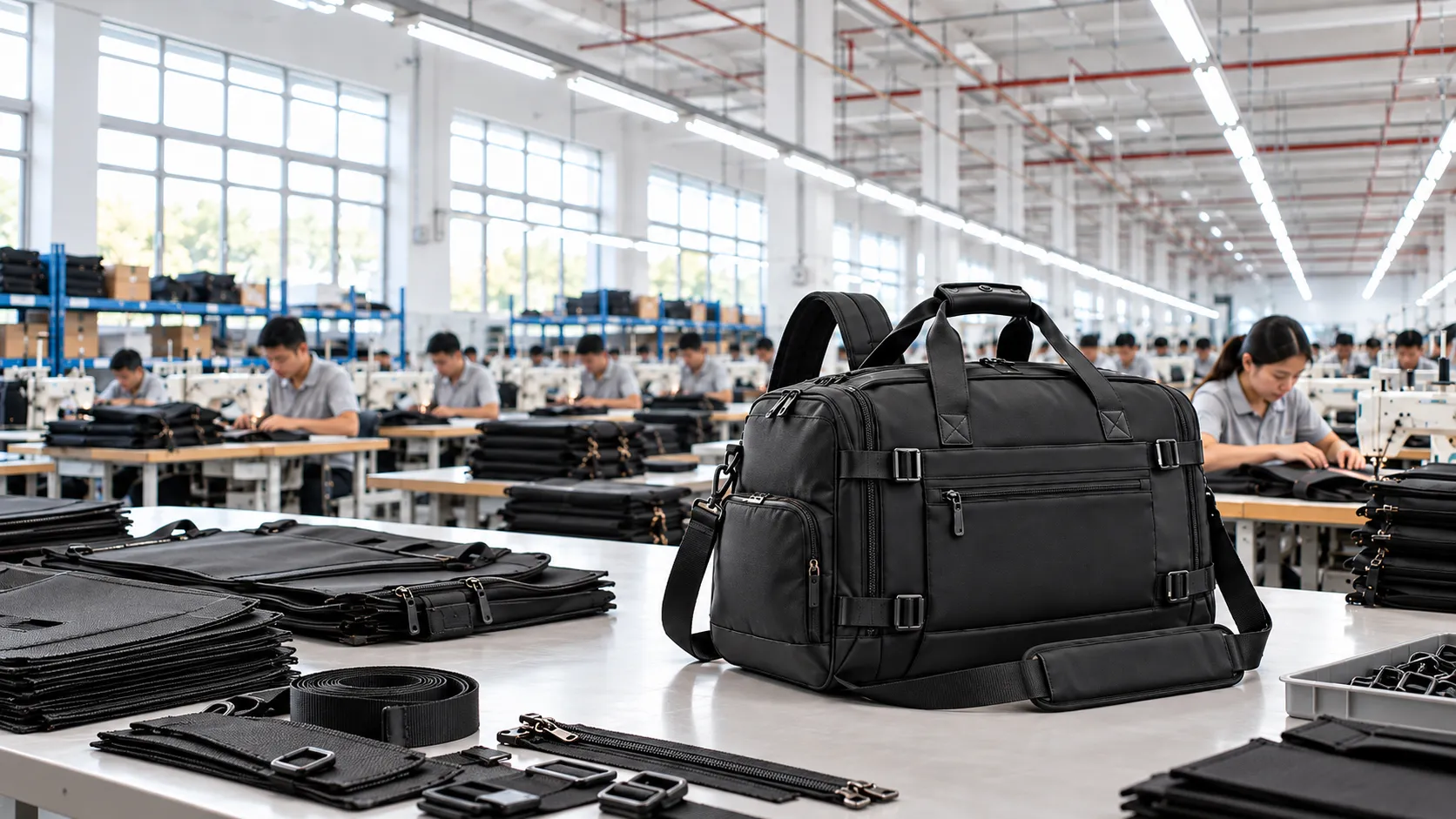 Convertible travel bag manufacturing factory in China
