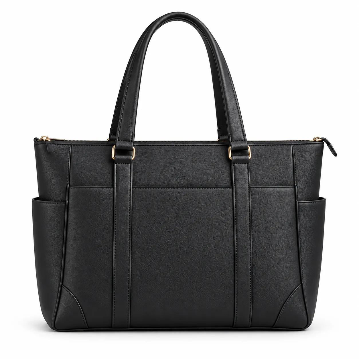 Leather Laptop Tote Bag