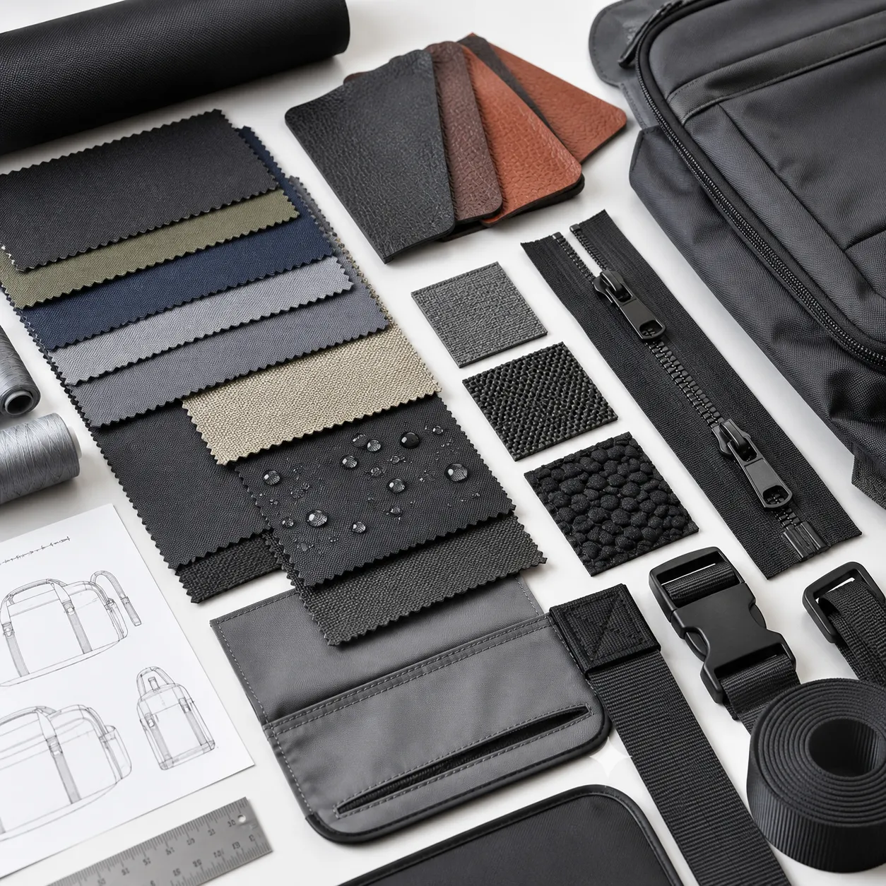 Travel Bag Material Textures