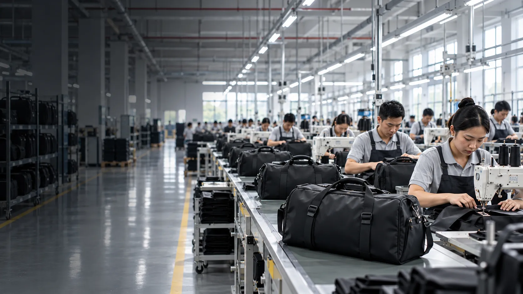 Travel duffel bag manufacturing factory in China