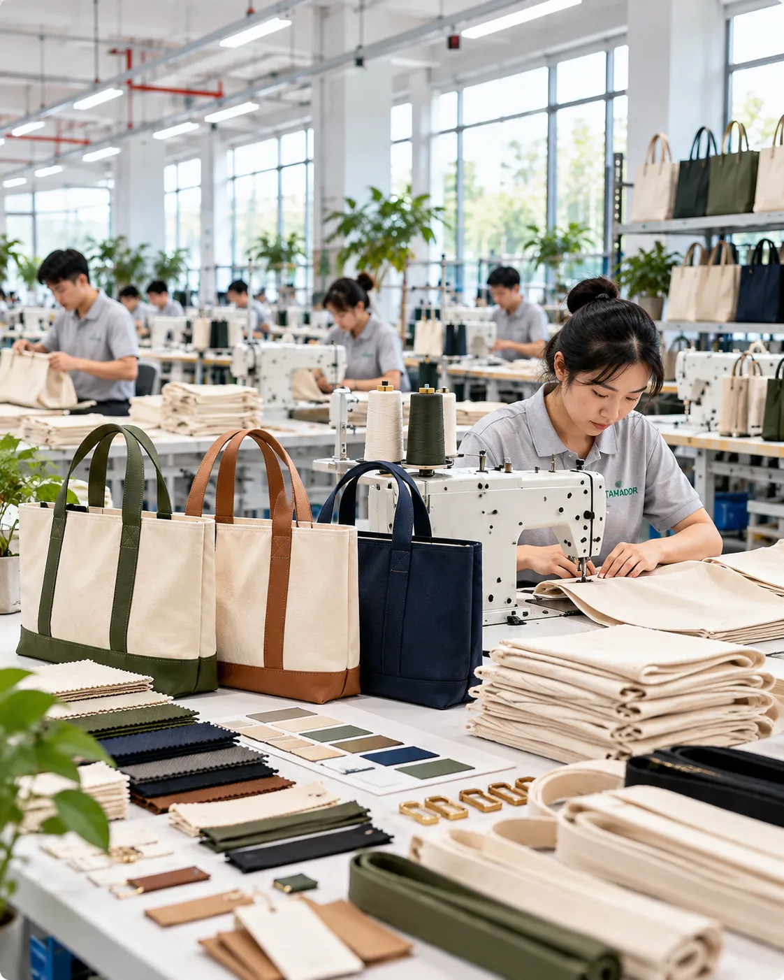 Canvas Tote Bag Manufacturing Production Line