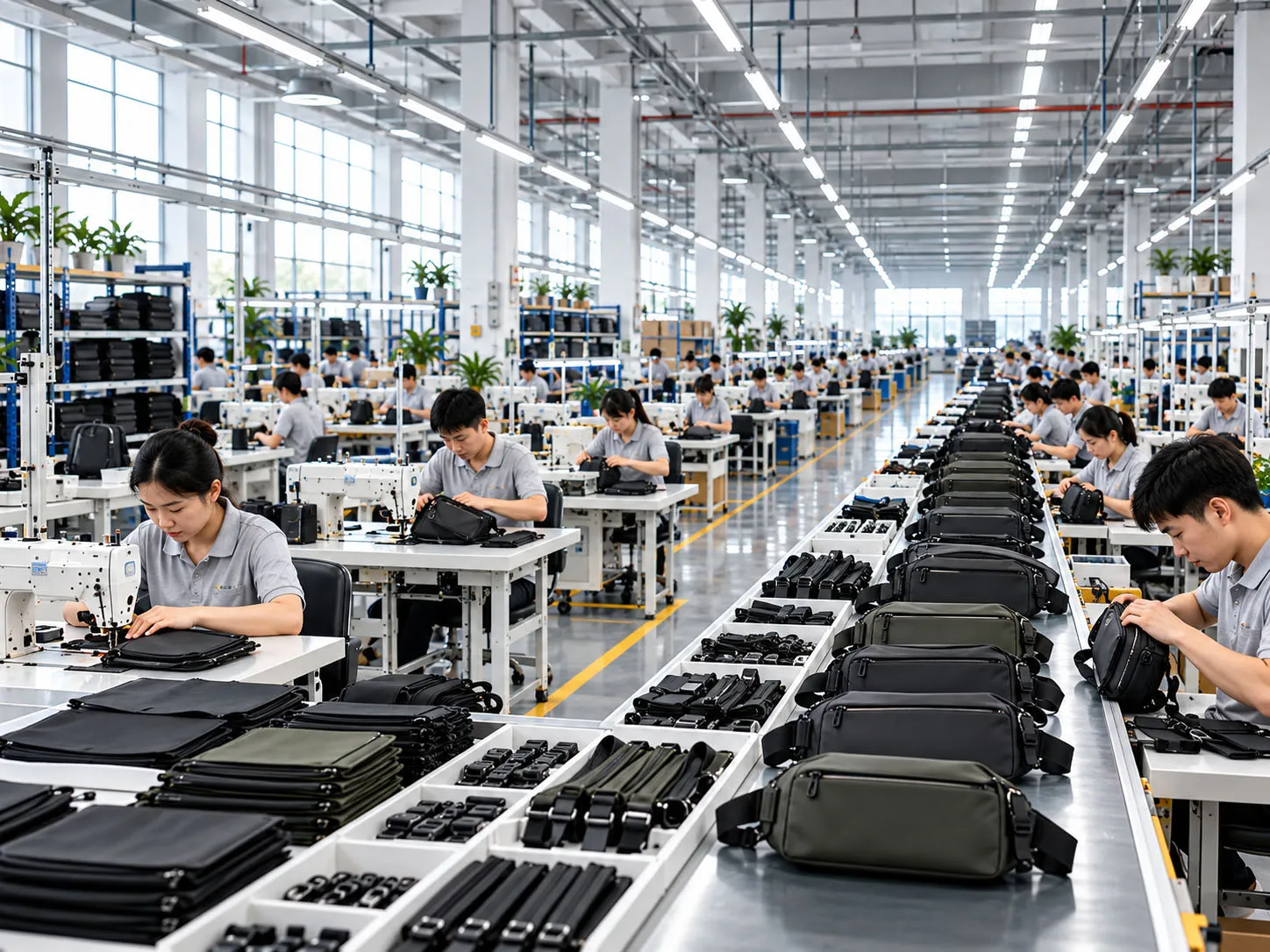 Crossbody Sling Bag Production Line