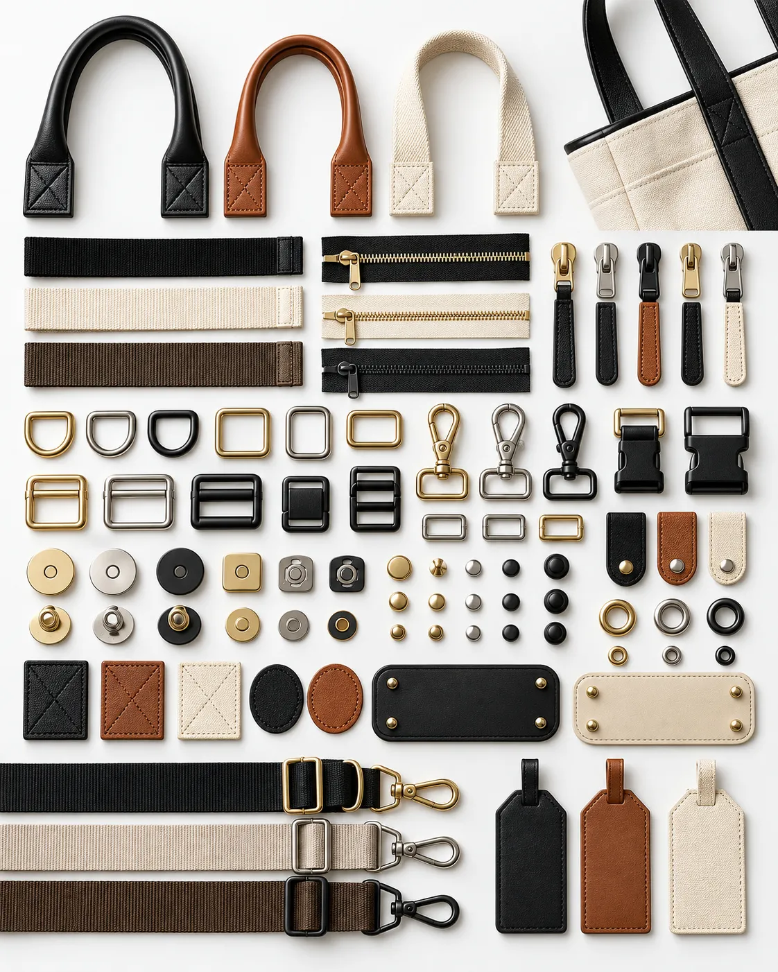 Custom Tote Bag Branding and Hardware