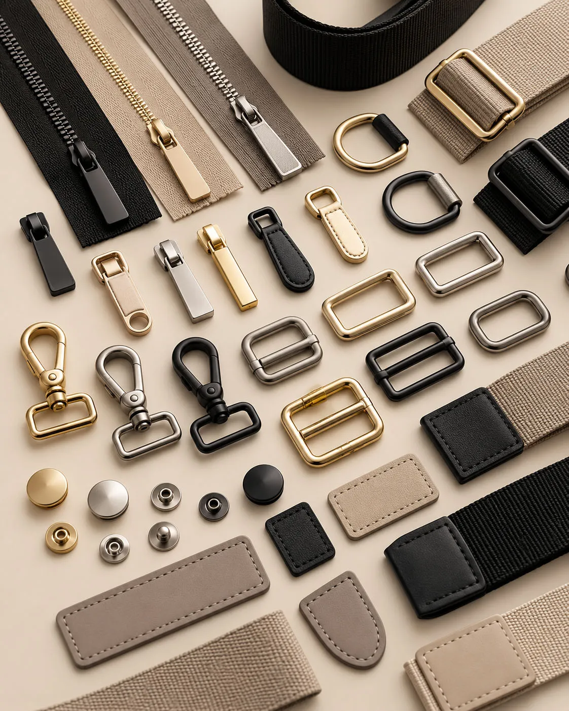 Nylon Crossbody Bag Hardware