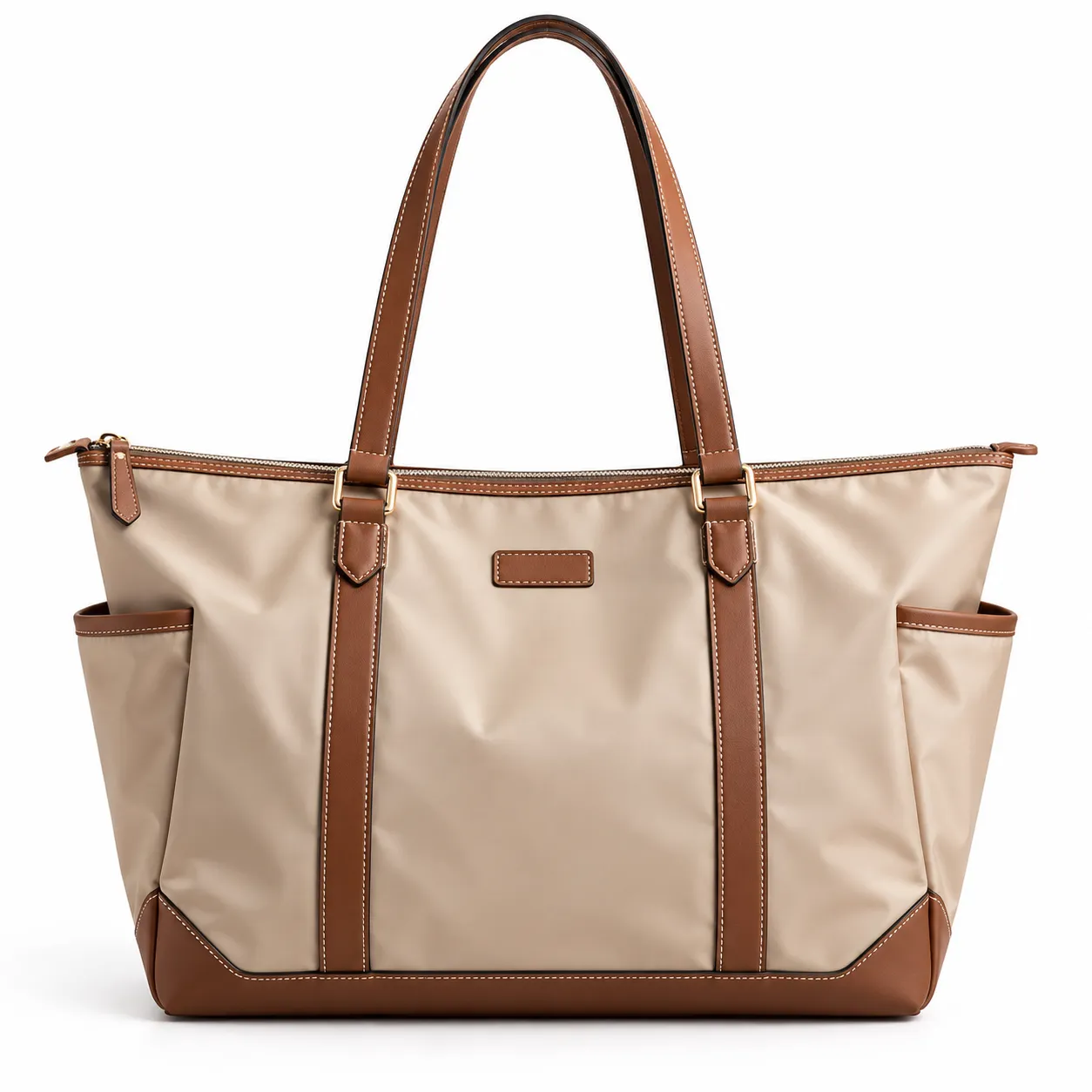 Nylon Shopping Tote Bag