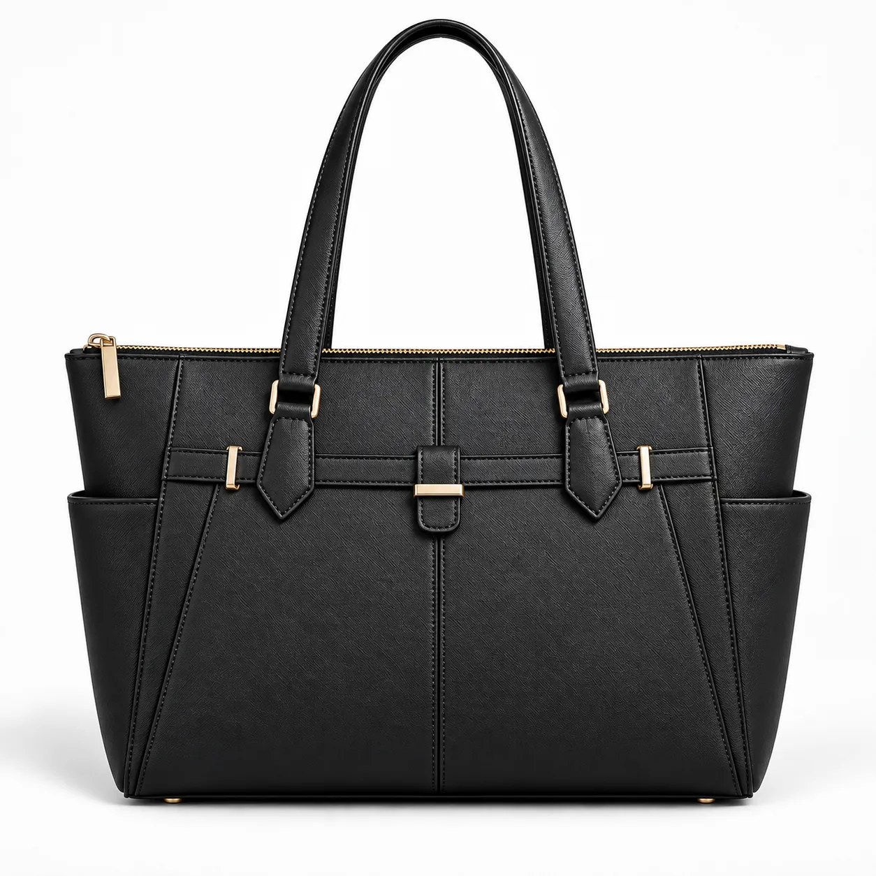 Zippered Work Tote Bag